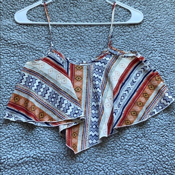 •Aztec Print Crop Top• - Picture 2 of 3